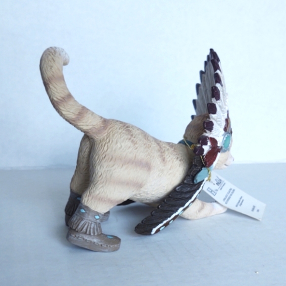 Hamilton Collection Leaping Claws Feathers 'N Fur Kittens figurine - Picture 4 of 8